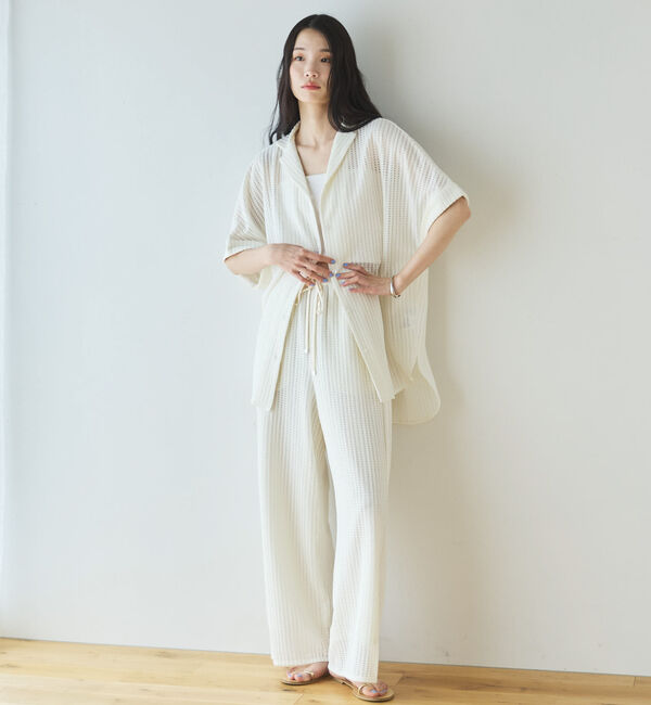 Doux archives「メッシュレースイージーパンツ」|チノ|OFF WHITE