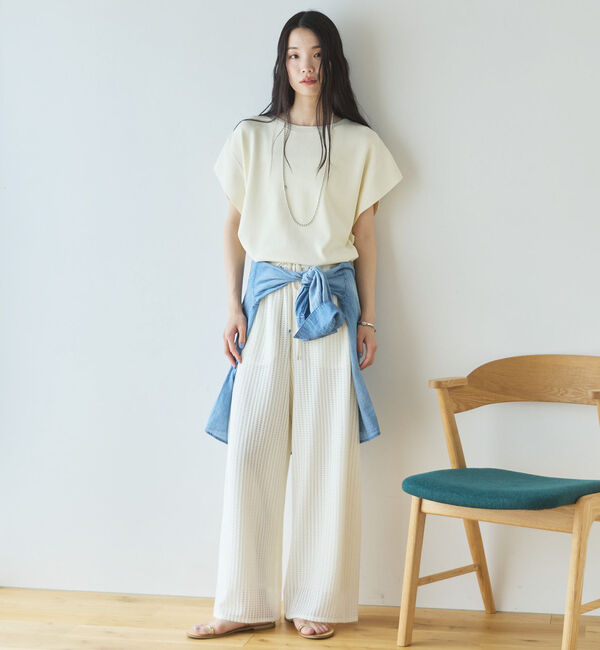 Doux archives「メッシュレースイージーパンツ」|チノ|