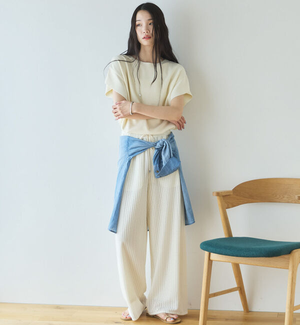 Doux archives「メッシュレースイージーパンツ」|チノ|