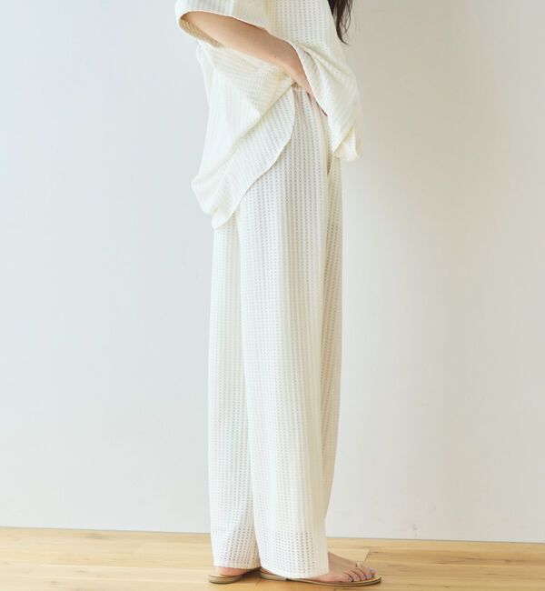 Doux archives「メッシュレースイージーパンツ」|チノ|