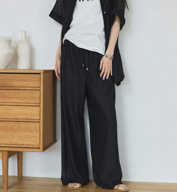 Doux archives「メッシュレースイージーパンツ」|チノ|