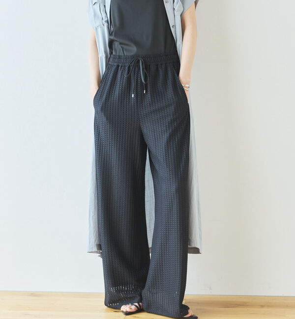 Doux archives「メッシュレースイージーパンツ」|チノ|