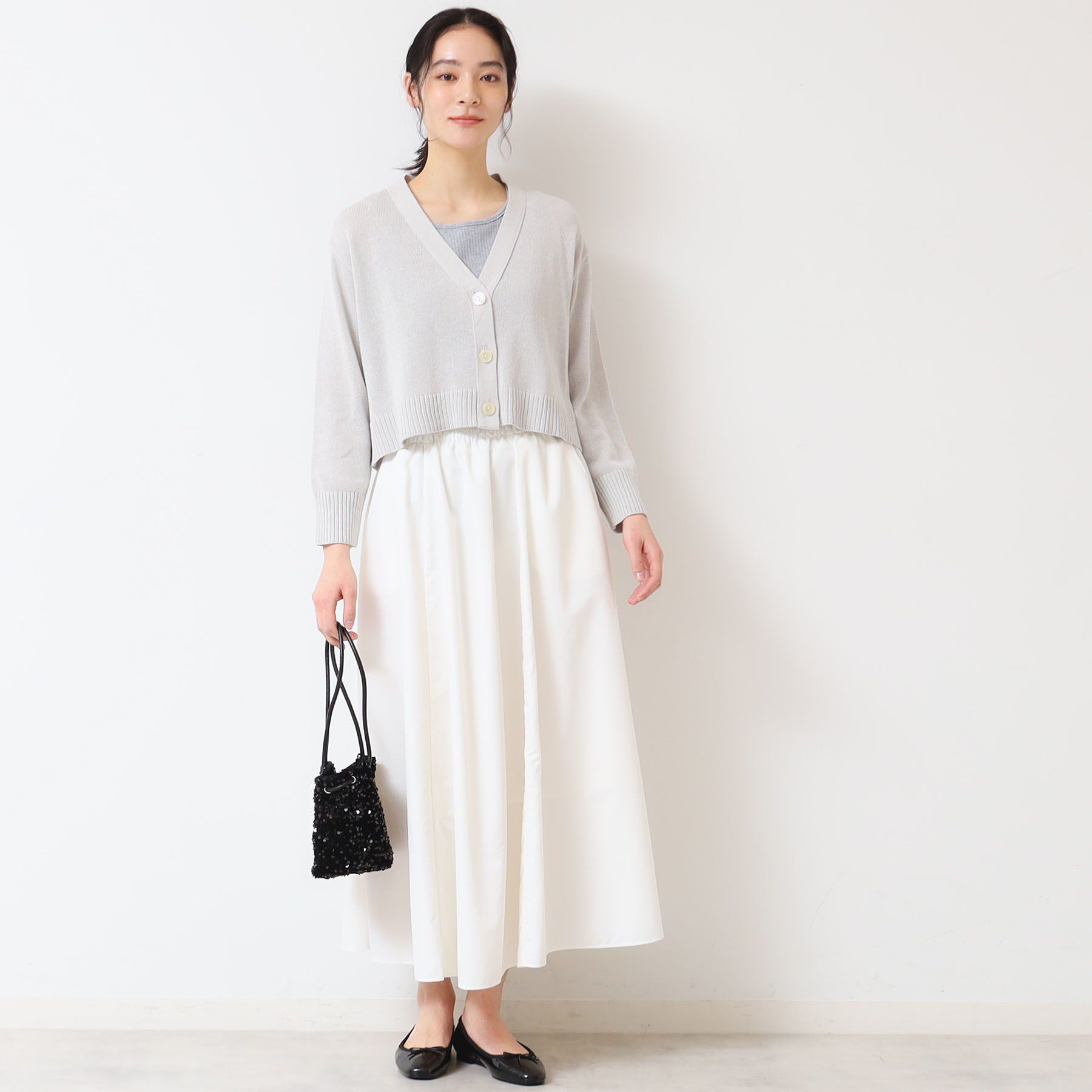 Dessin「【洗える】ミドルゲージショートカーディガン （S～L）」|カーディガン|