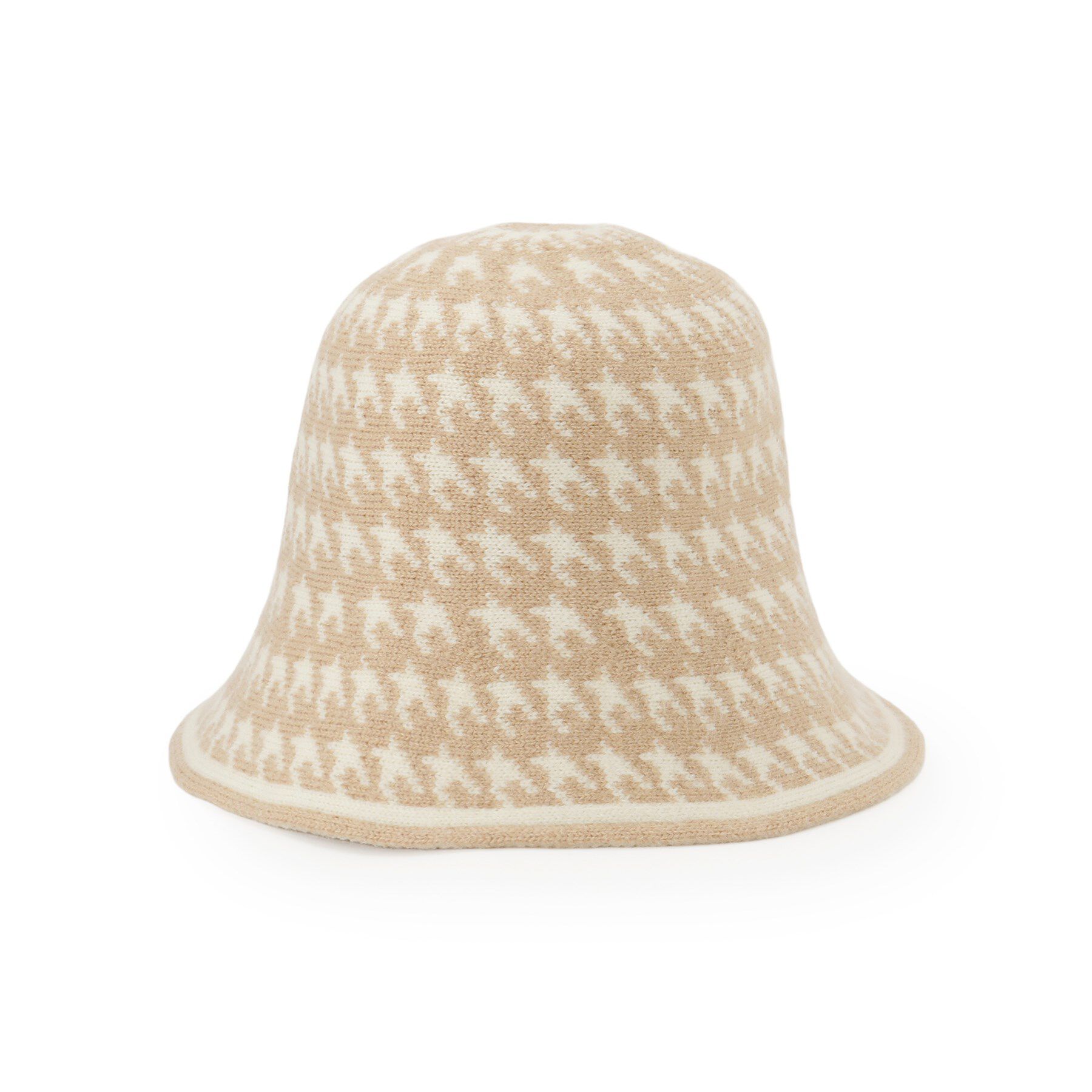 ITS&rsquo;DEMO「【手洗い可】千鳥柄サーモハット」|ハット|ベージュ(352)