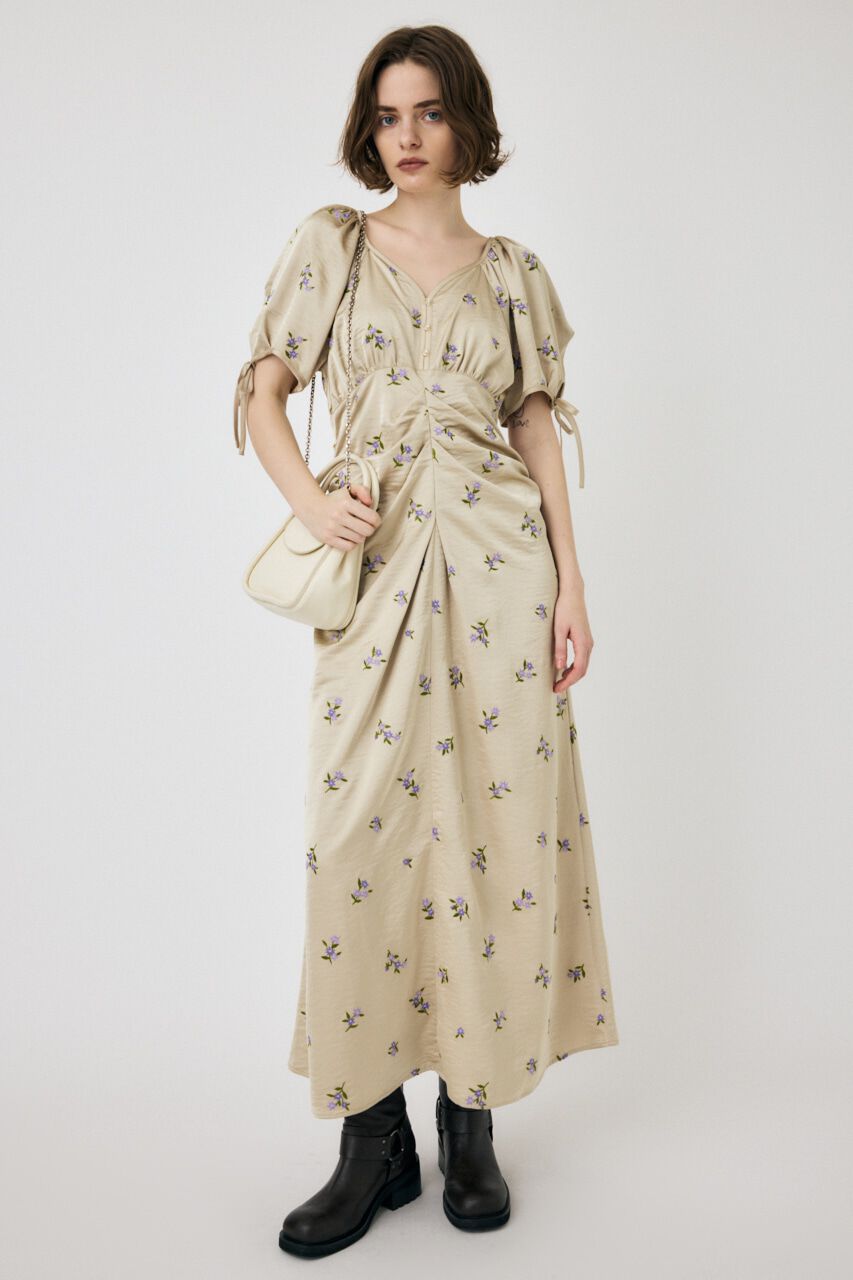 MOUSSY「BUTTERFLY SLEEVE ドレス」|ワンピース|