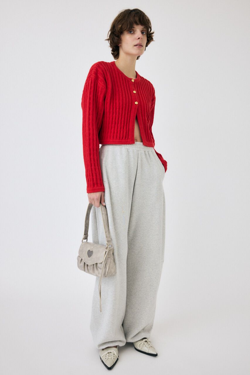 MOUSSY「BI COLOR ニットカーディガン」|カーディガン|