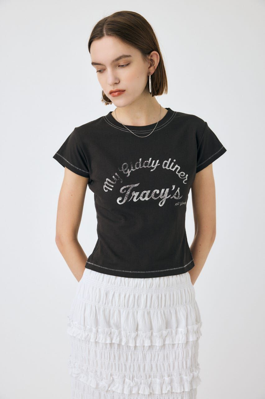 MOUSSY「GOOD OLD DINER Tシャツ」|Tシャツ・カットソー|L/BLK1