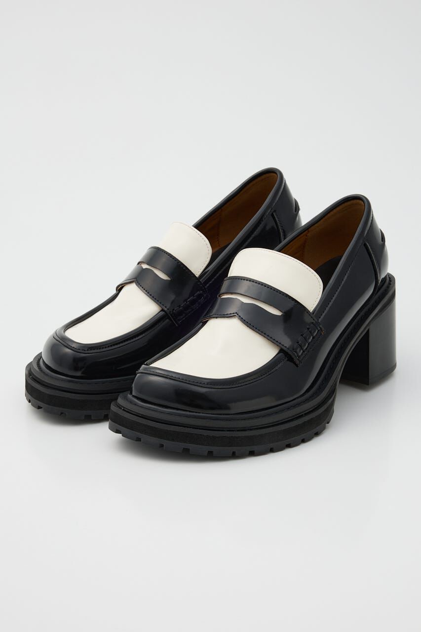 SLY「HEELED PENNY LOAFERS」|ローファー|