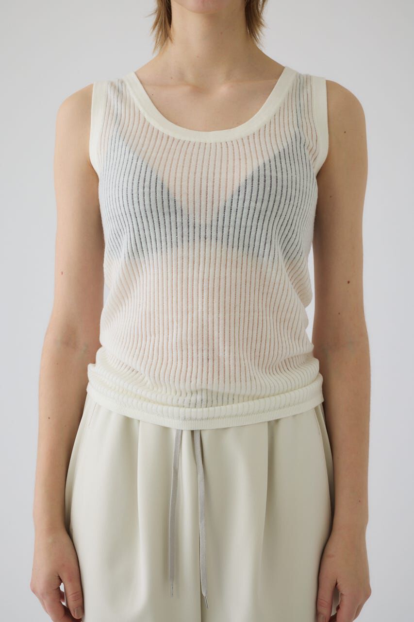 RIM.ARK 「Needle knit tank top」|タンクトップ|