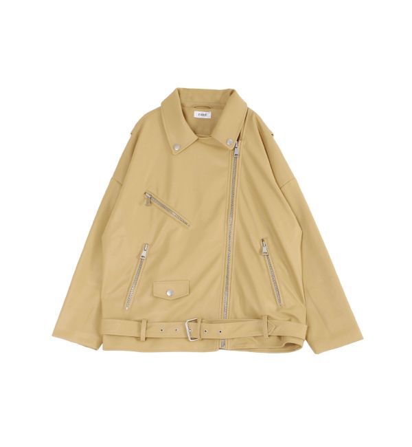 EVRIS「ルーズシルエットライダース」|ライダースジャケット|