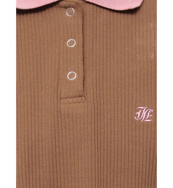 jouetie「ボディースーツポロトップス」|Tシャツ・カットソー|