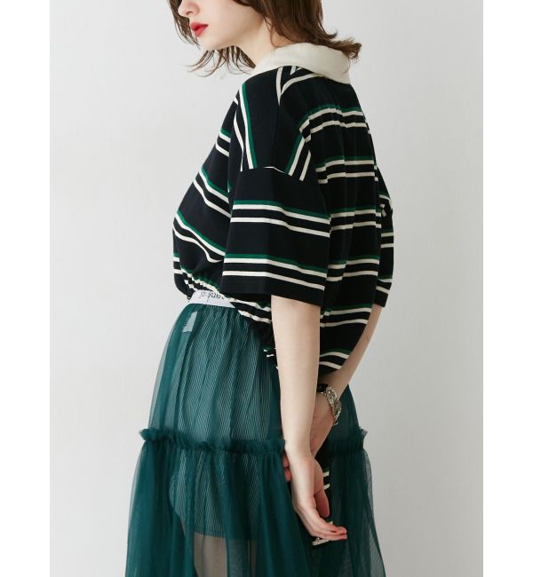 jouetie「ボディースーツポロトップス」|Tシャツ・カットソー|