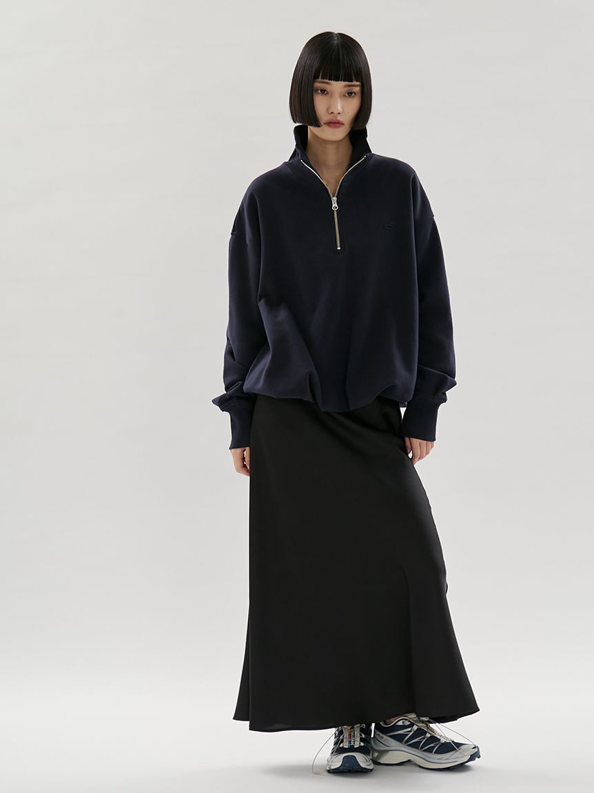 emmi atelier「【em】ハーフジップスウェット【セットアップ対応】」|スウェット・ジャージ|