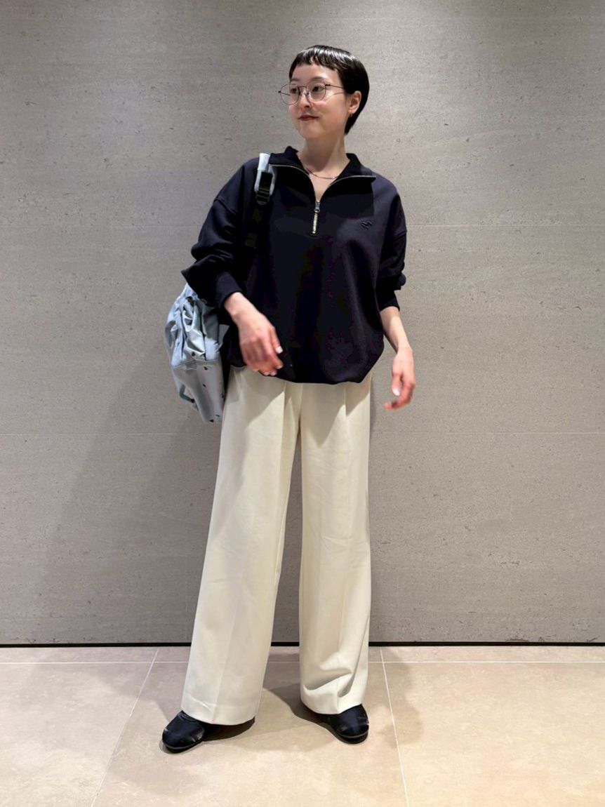 emmi atelier「【em】ハーフジップスウェット【セットアップ対応】」|スウェット・ジャージ|