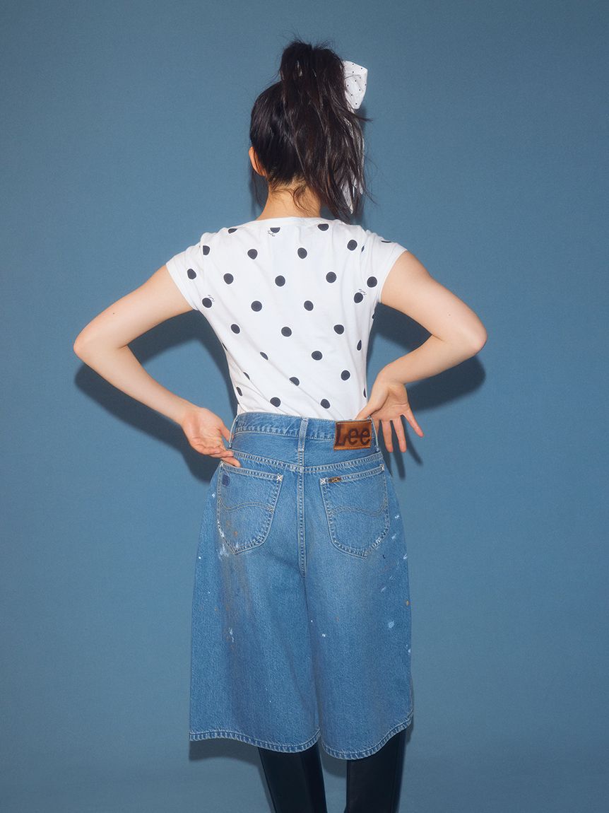 FURFUR「ポルカドットコンパクトTシャツ」|Tシャツ・カットソー|