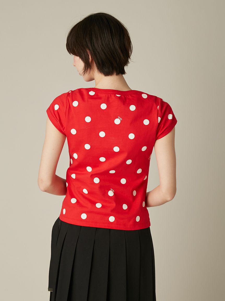 FURFUR「ポルカドットコンパクトTシャツ」|Tシャツ・カットソー|