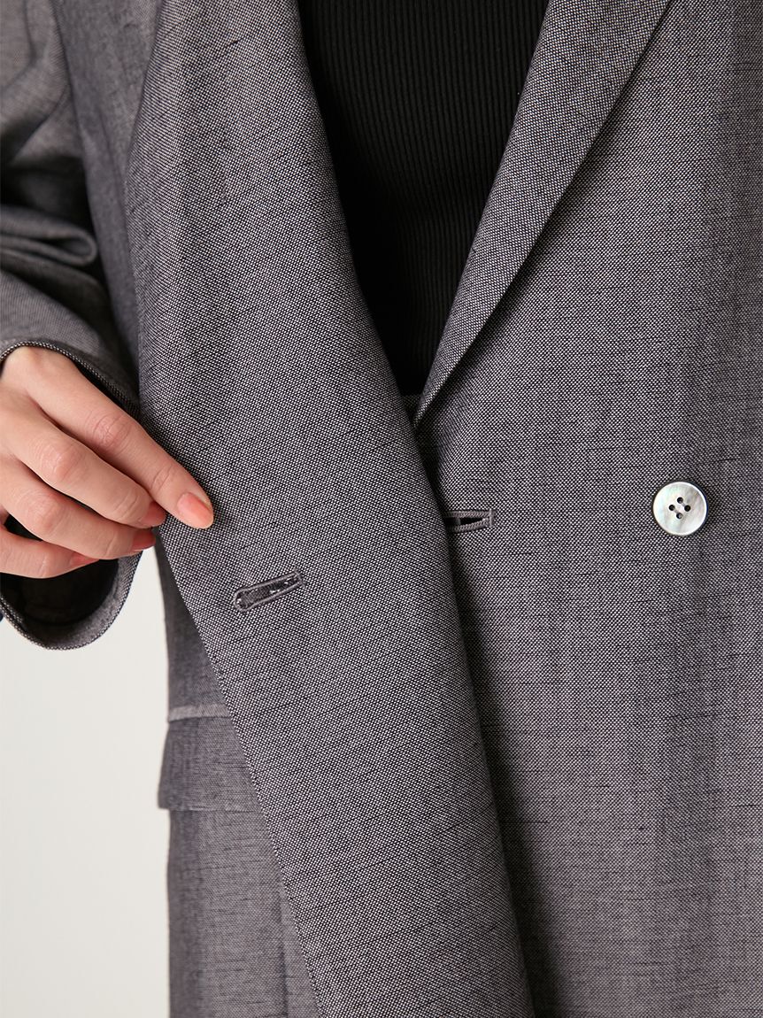 FRAY I.D「シングルリネンジャケット」|テーラードジャケット|