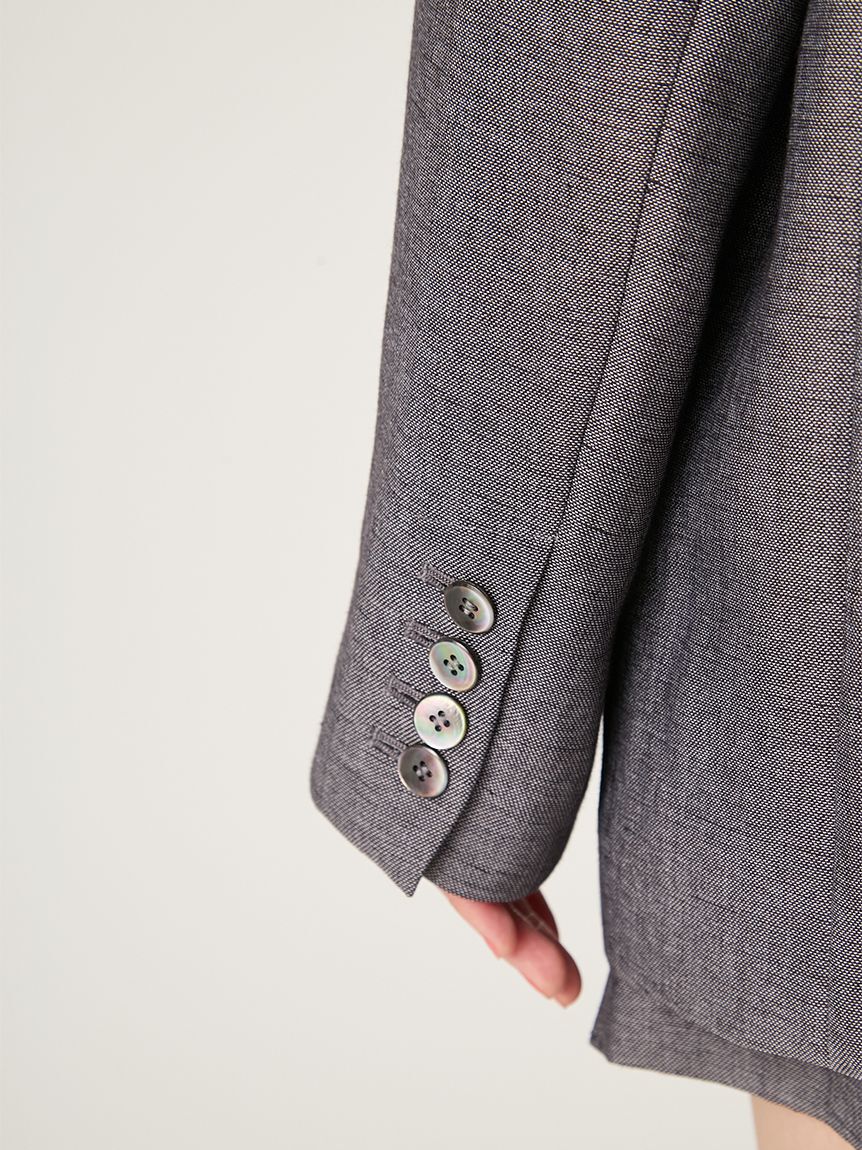 FRAY I.D「シングルリネンジャケット」|テーラードジャケット|