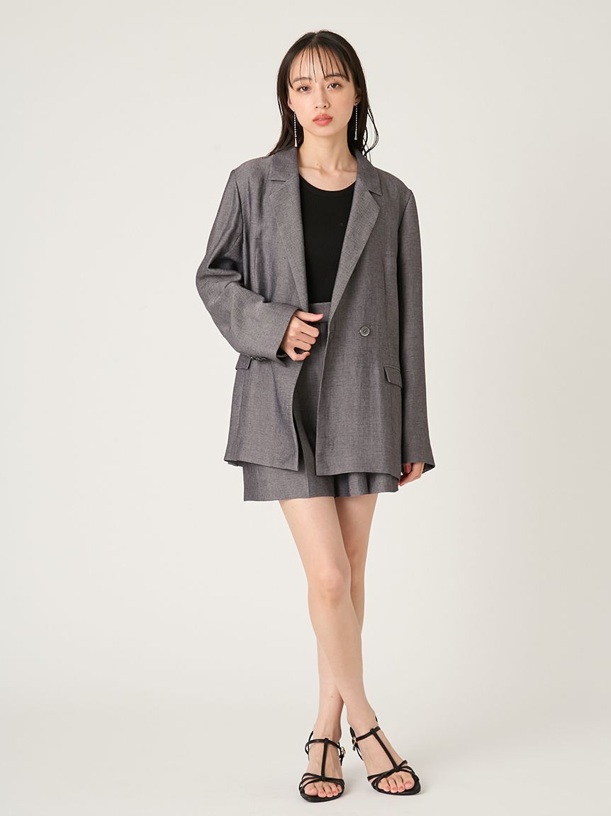 FRAY I.D「シングルリネンジャケット」|テーラードジャケット|