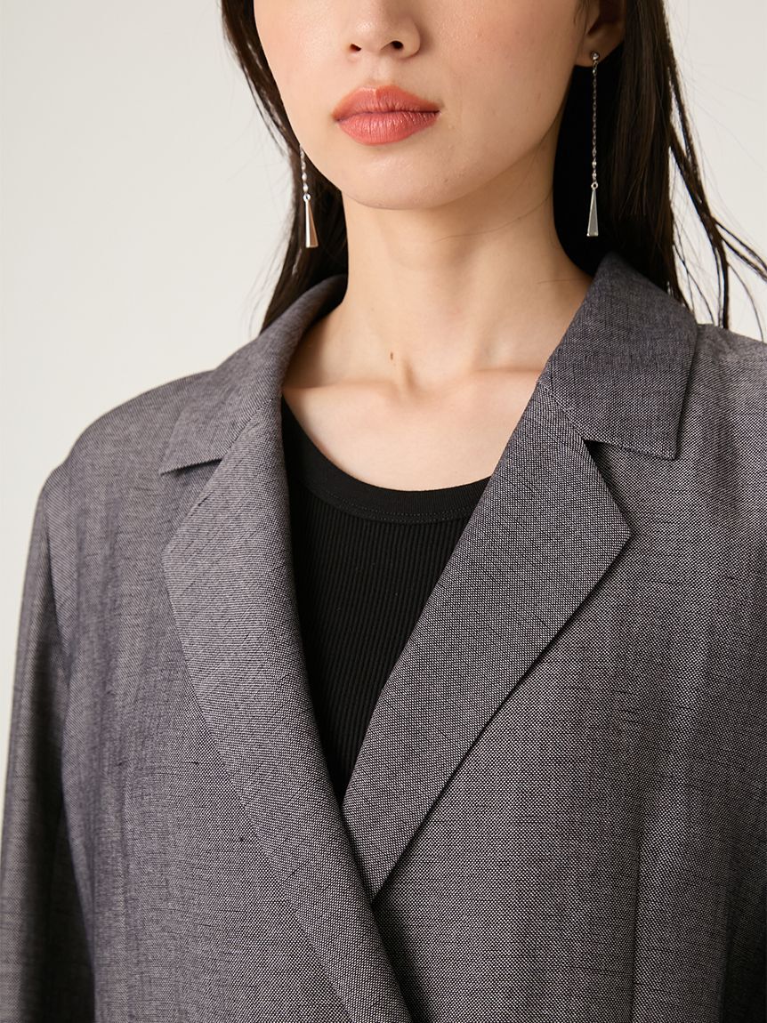 FRAY I.D「シングルリネンジャケット」|テーラードジャケット|