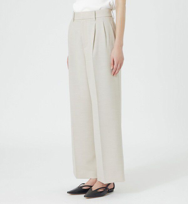  「ウォッシャブルスラブツイル2タックパンツ」|その他|