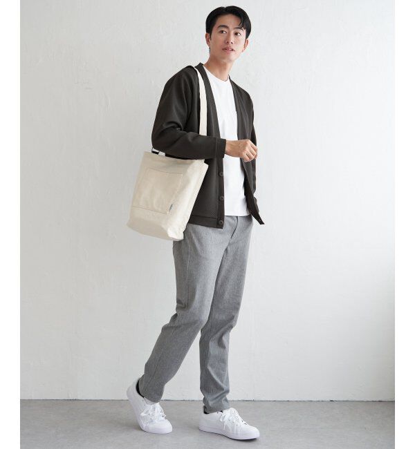 ikka「パイナップルサイドポケカーデ」|カーディガン|