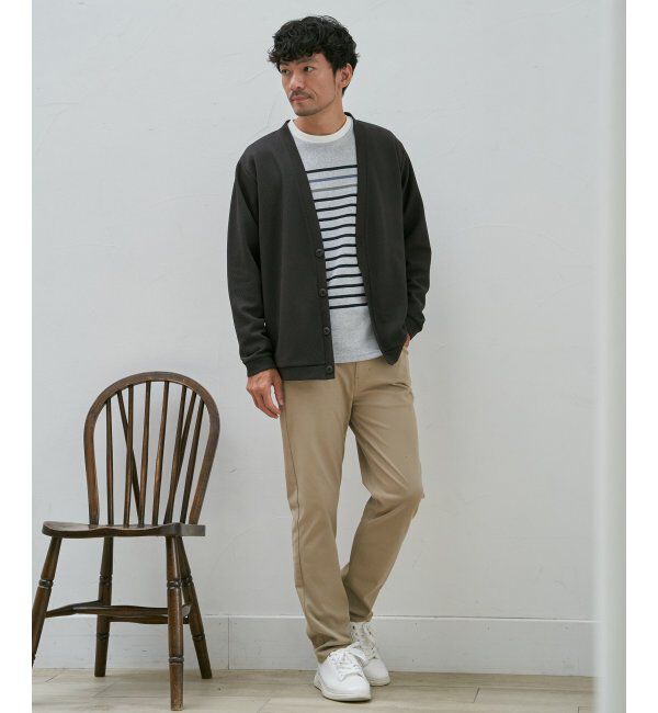 ikka「パイナップルサイドポケカーデ」|カーディガン|