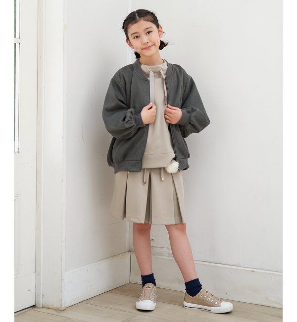 ikka kids「GOKU楽鹿の子ダンボールキュロット（120~160cm）」|スカート|