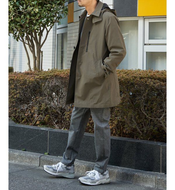 IKKA LOUNGE「２ｗａｙライナーツキフードステンカラー」|その他|