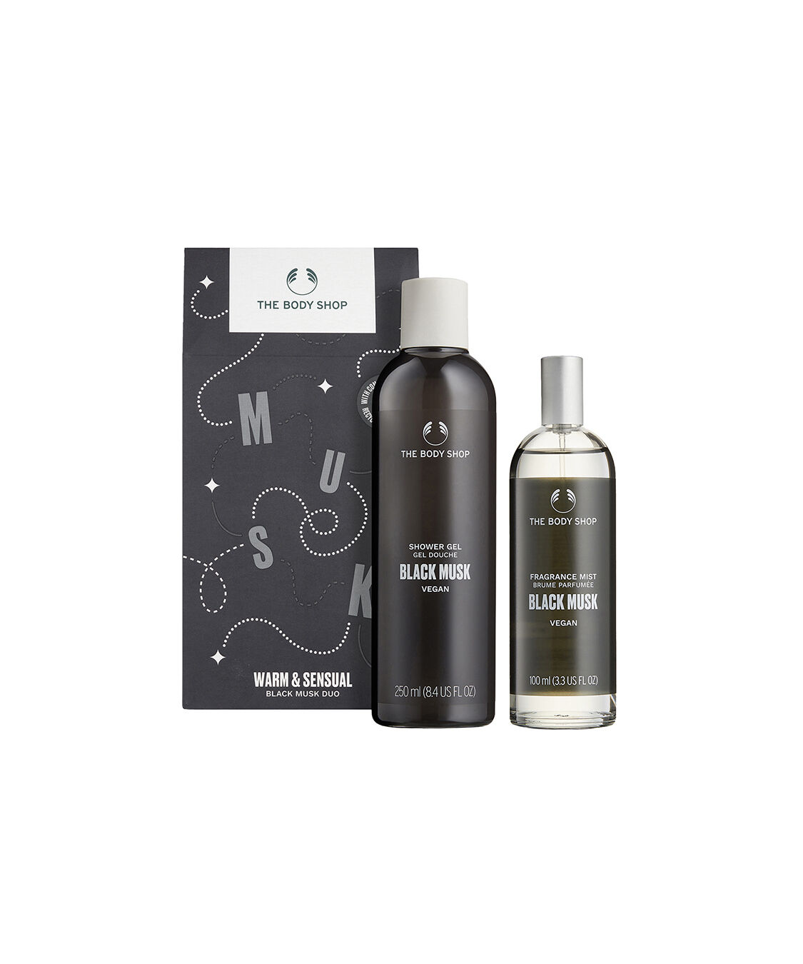 THE BODY SHOP「【数量限定】ブラックムスク イントロ デュオ」|キット・セット|ｿﾉﾀ