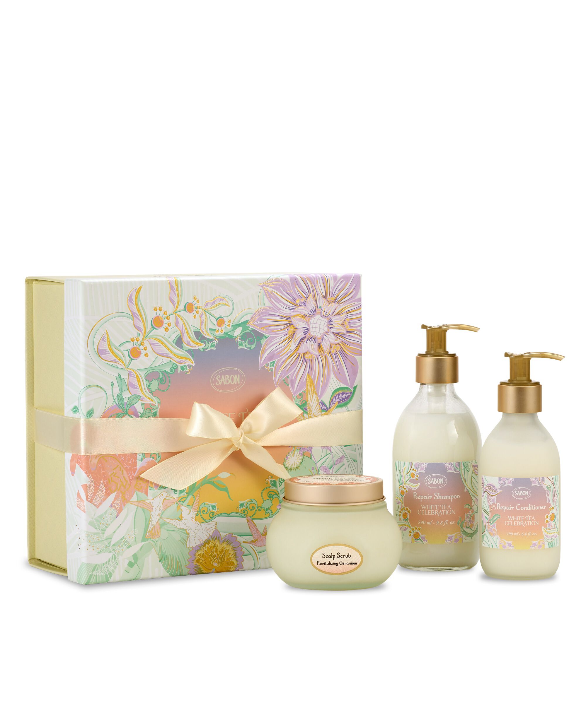 SABON「3STEP ヘアケアキット ホワイトティー・セレブレーション」|シャンプー|その他