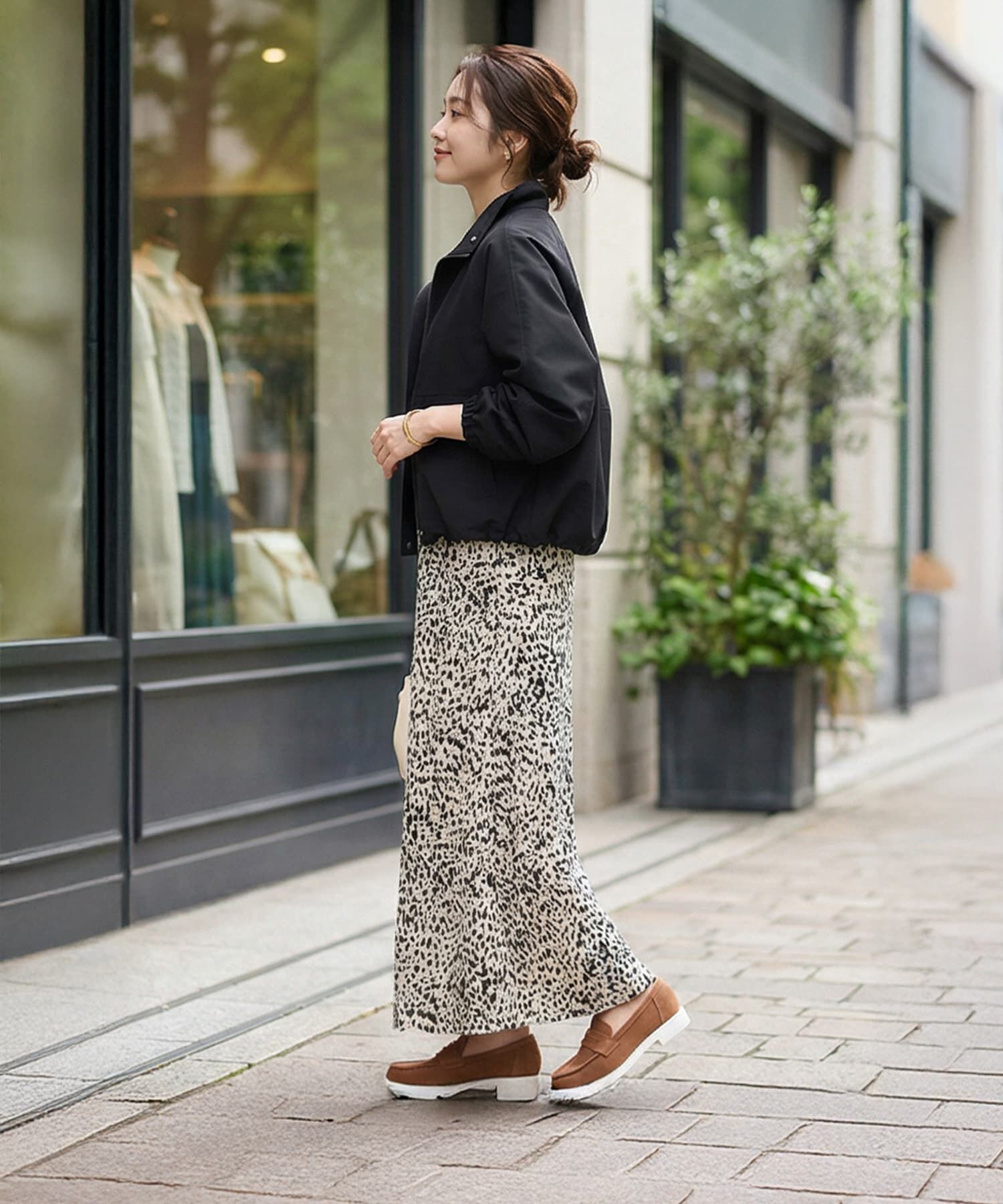 STYLE DELI「スピンドル上下ハリ感ブルゾン」|ブルゾン・スタジャン|