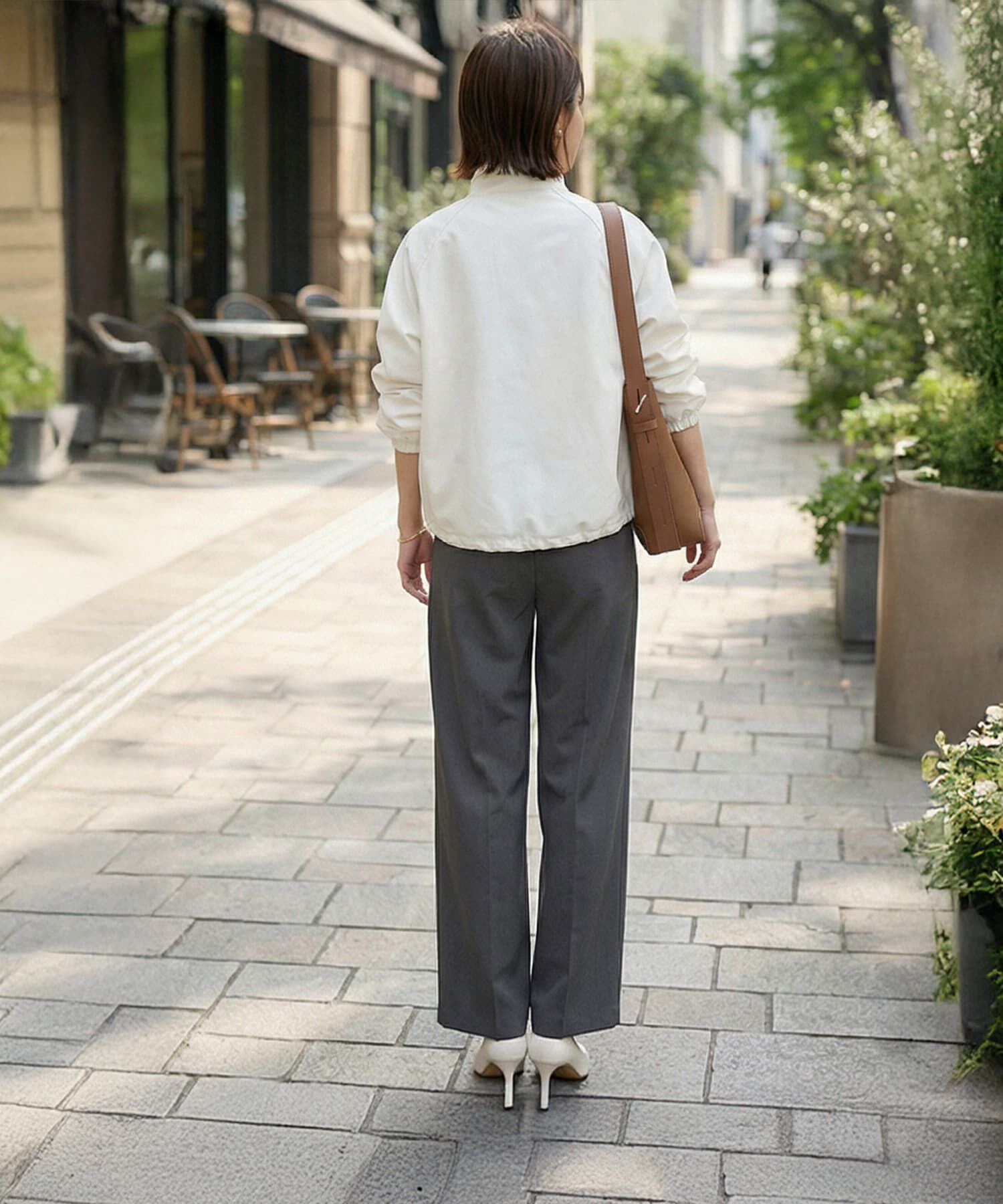 STYLE DELI「スピンドル上下ハリ感ブルゾン」|ブルゾン・スタジャン|