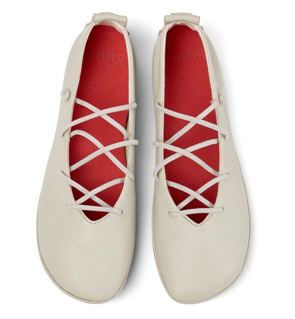 CAMPER「[カンペール] RIGHT NINA / フラットシューズ」|バレエシューズ|ベージュ系その他