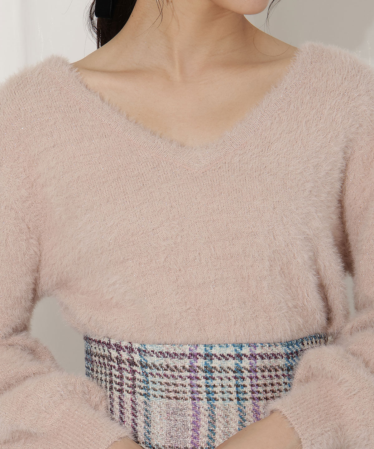 WILLSELECTION「ラメフェザー2WAYニット」|ニット・セーター|