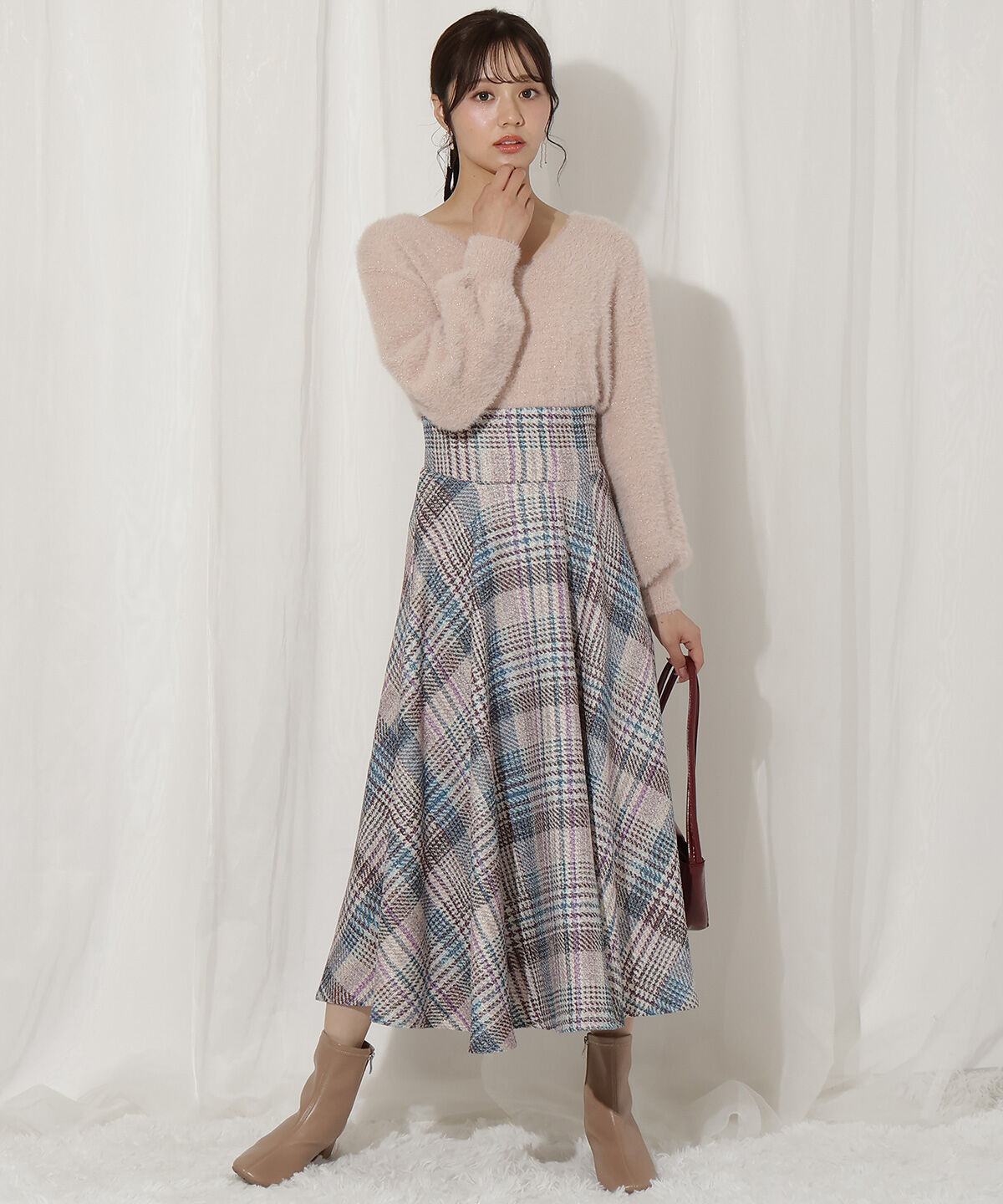 WILLSELECTION「ラメフェザー2WAYニット」|ニット・セーター|