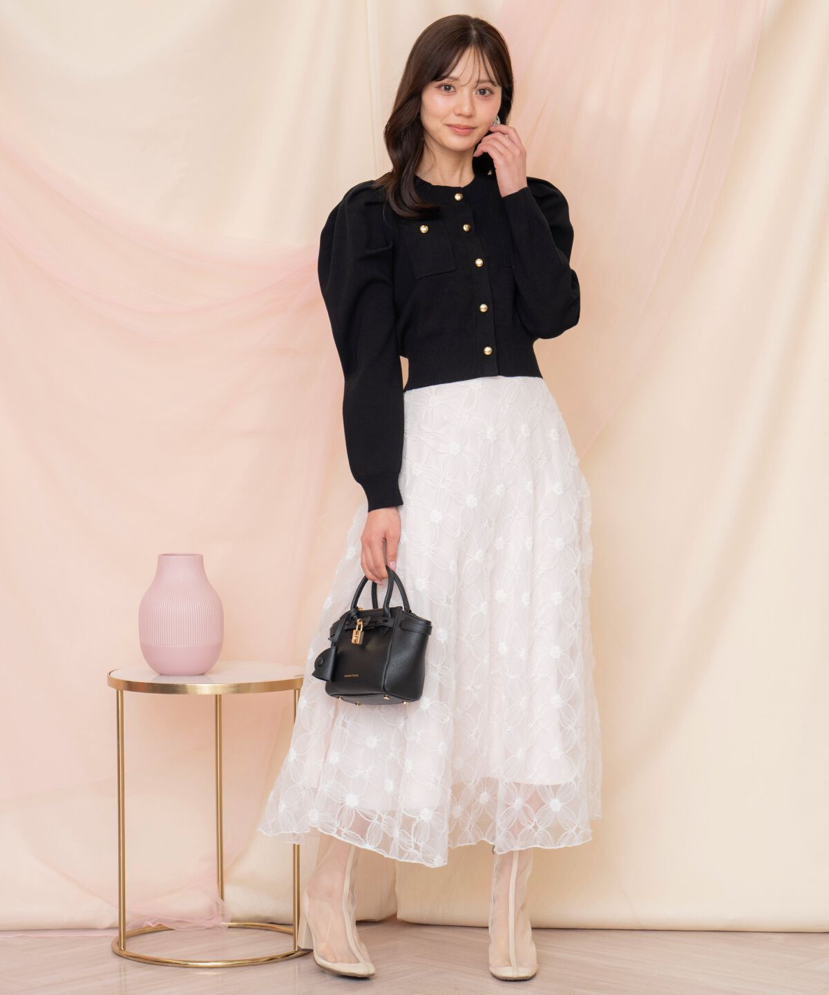 WILLSELECTION「ポケットデザインタックスリーブカーディガン」|カーディガン|