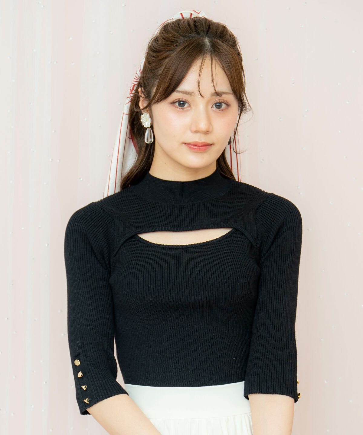 WILLSELECTION「デコルテオープンハイネックプルオーバー」|ニット・セーター|