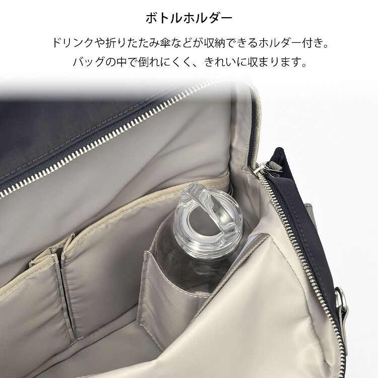 W&.Day/Night「W&.Day/Night リッカノーツ スクエアリュック レディース A4 13.3インチPC シンプル 通勤 19161 バッグ」|リュック|