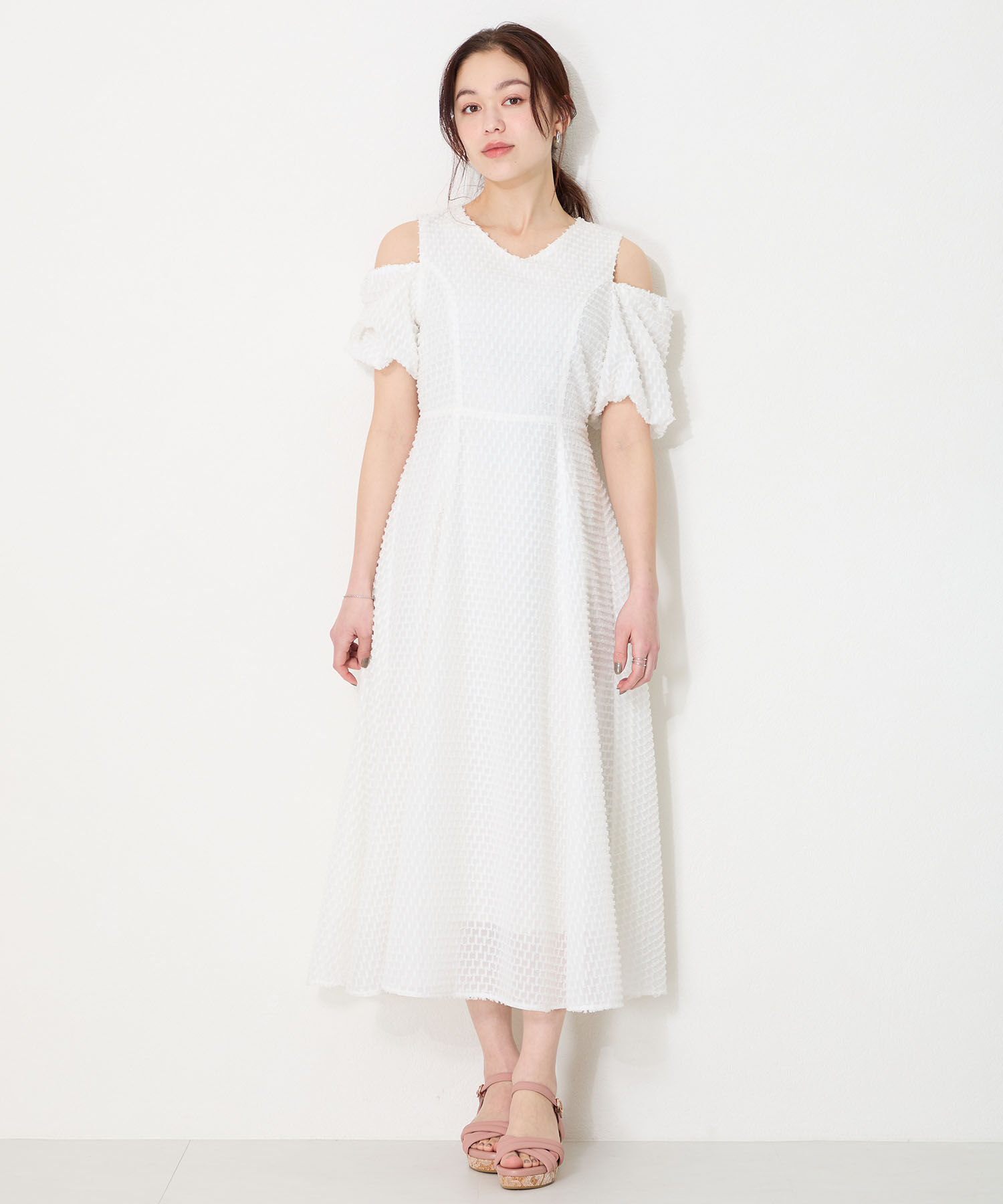 WA Oriental TRaffic「パデットクロスコルクウエッジサンダル/52212 サンダル　人気 トレンド」|サンダル|