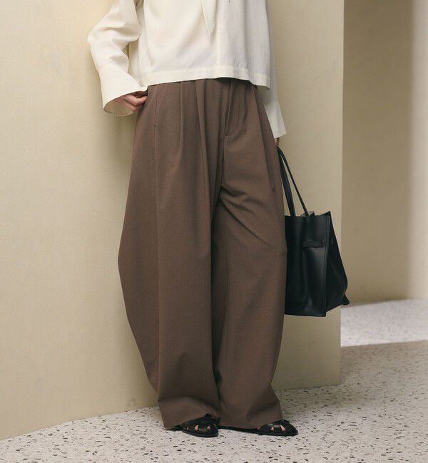 BEAUTY&YOUTH UNITED ARROWS「バックラップタックパンツ ウォッシャブル」|その他|