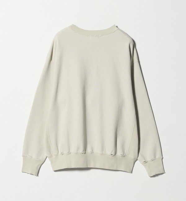 BEAUTY&YOUTH UNITED ARROWS「ピーチスキン ダメージ クルーネック スウェット」|スウェット・ジャージ|