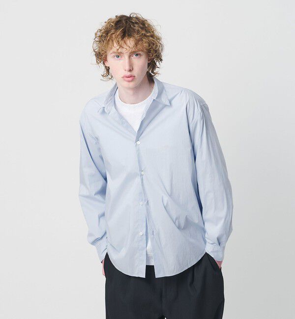 BEAUTY&YOUTH UNITED ARROWS「ライト コットンナイロン ワッシャー レギュラーシャツ GRANDE TAPERD型」|シャツ・ブラウス|