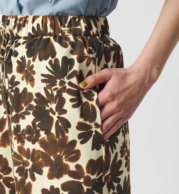 BEAUTY&YOUTH UNITED ARROWS「フラワープリント イージーパンツ ウォッシャブル」|その他|