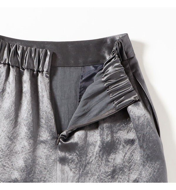 Demi-Luxe BEAMS 「アセテート サテン イージースカート」|スカート|