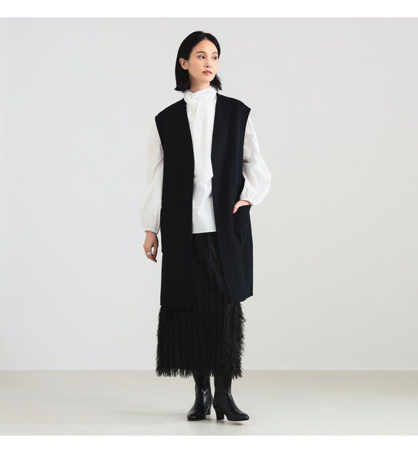 Demi-Luxe BEAMS 「リバー ロングジレ」|ダウン|