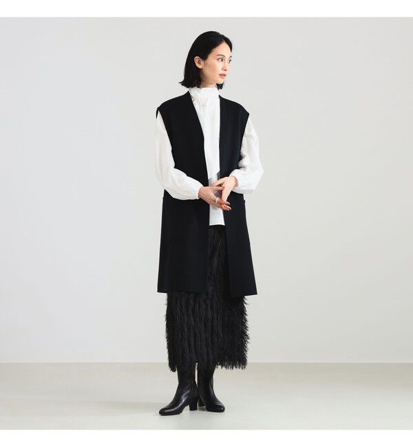 Demi-Luxe BEAMS 「リバー ロングジレ」|ダウン|