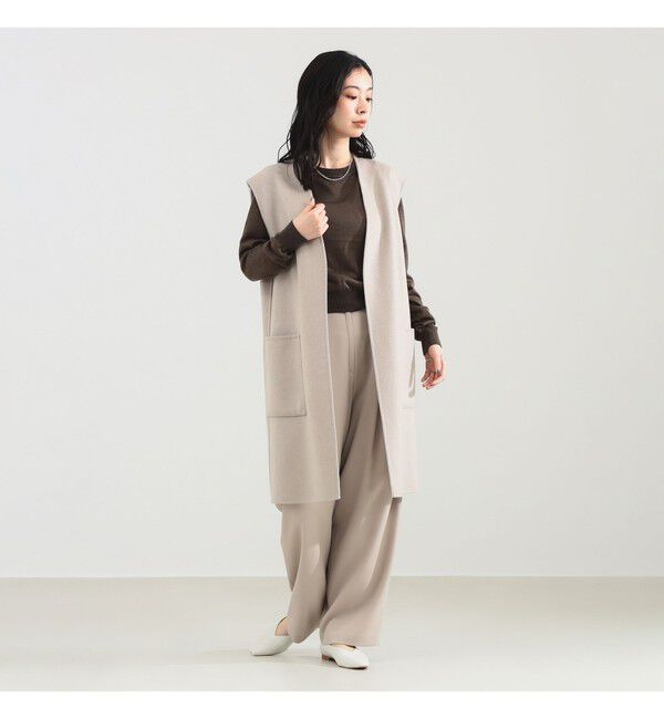 Demi-Luxe BEAMS 「リバー ロングジレ」|ダウン|