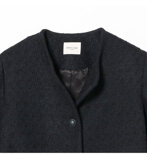 Demi-Luxe BEAMS 「ミックスツイード ジャケット」|ダッフルコート|
