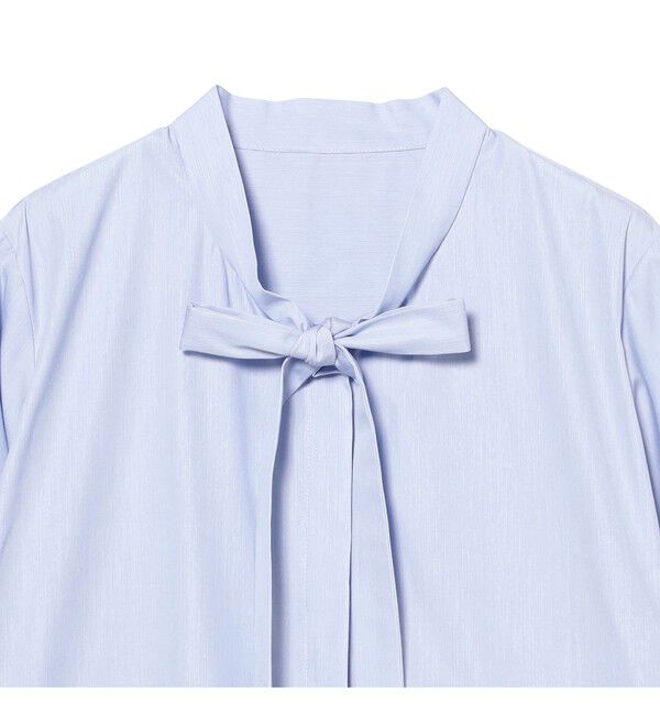 Demi-Luxe BEAMS 「コットン リボンタイ シャツ」|シャツ・ブラウス|